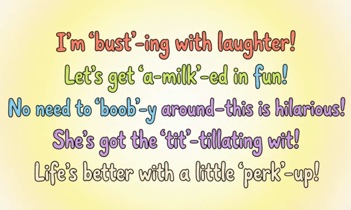 Funny Breast Puns One Liners