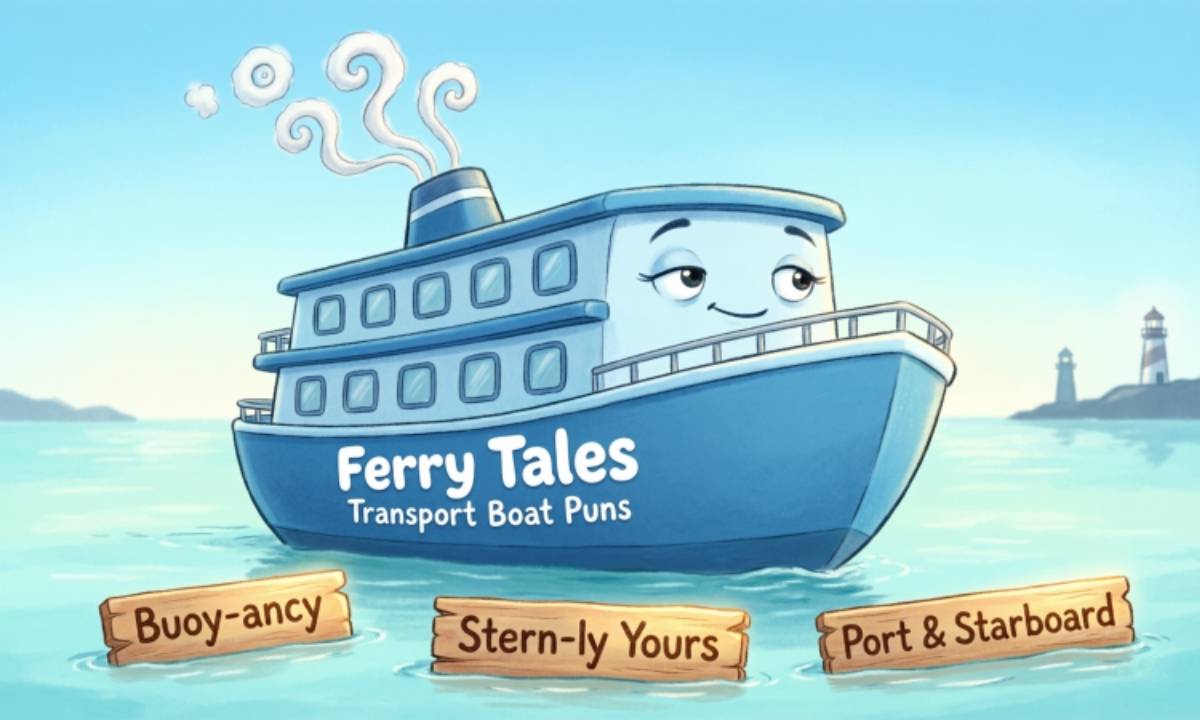 ⛴️ Ferry Tales: Transport Boat Puns