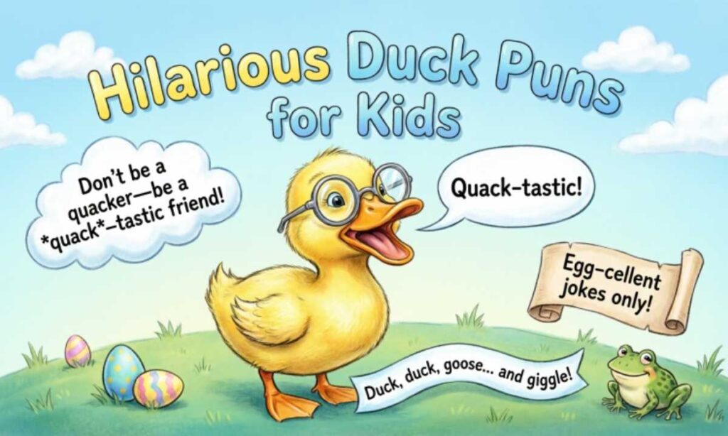 Hilarious Duck Puns for Kids