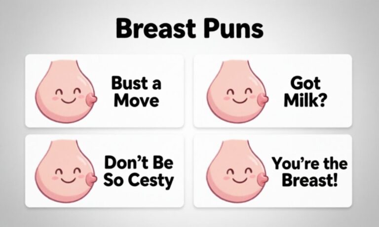 242+ Breast Puns That’ll Make You Laugh Out Loud 😆🎉