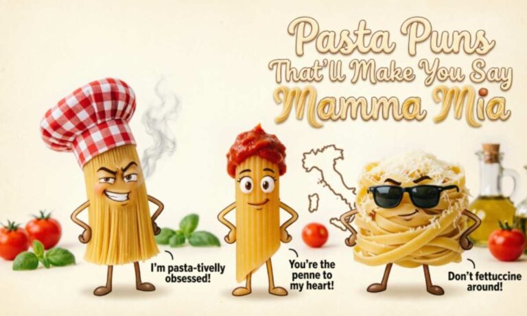 250+ Pasta Puns That’ll Make You Say Mamma Mia For (2026)