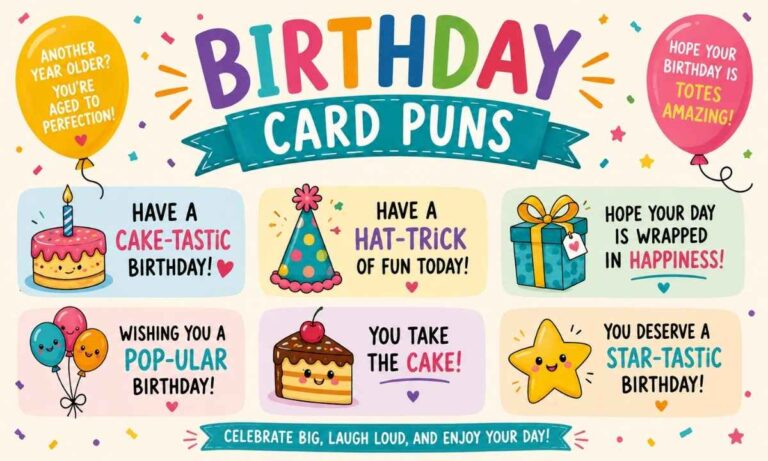 310+ Birthday Card Puns That Take the Cake (2026)