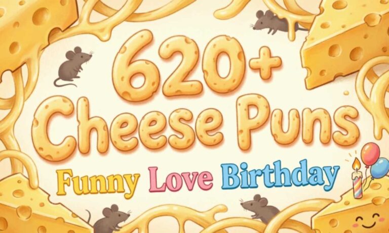 620+ Cheese Puns: Funny, Love Birthday One-Liners Dirty Captions (2026)